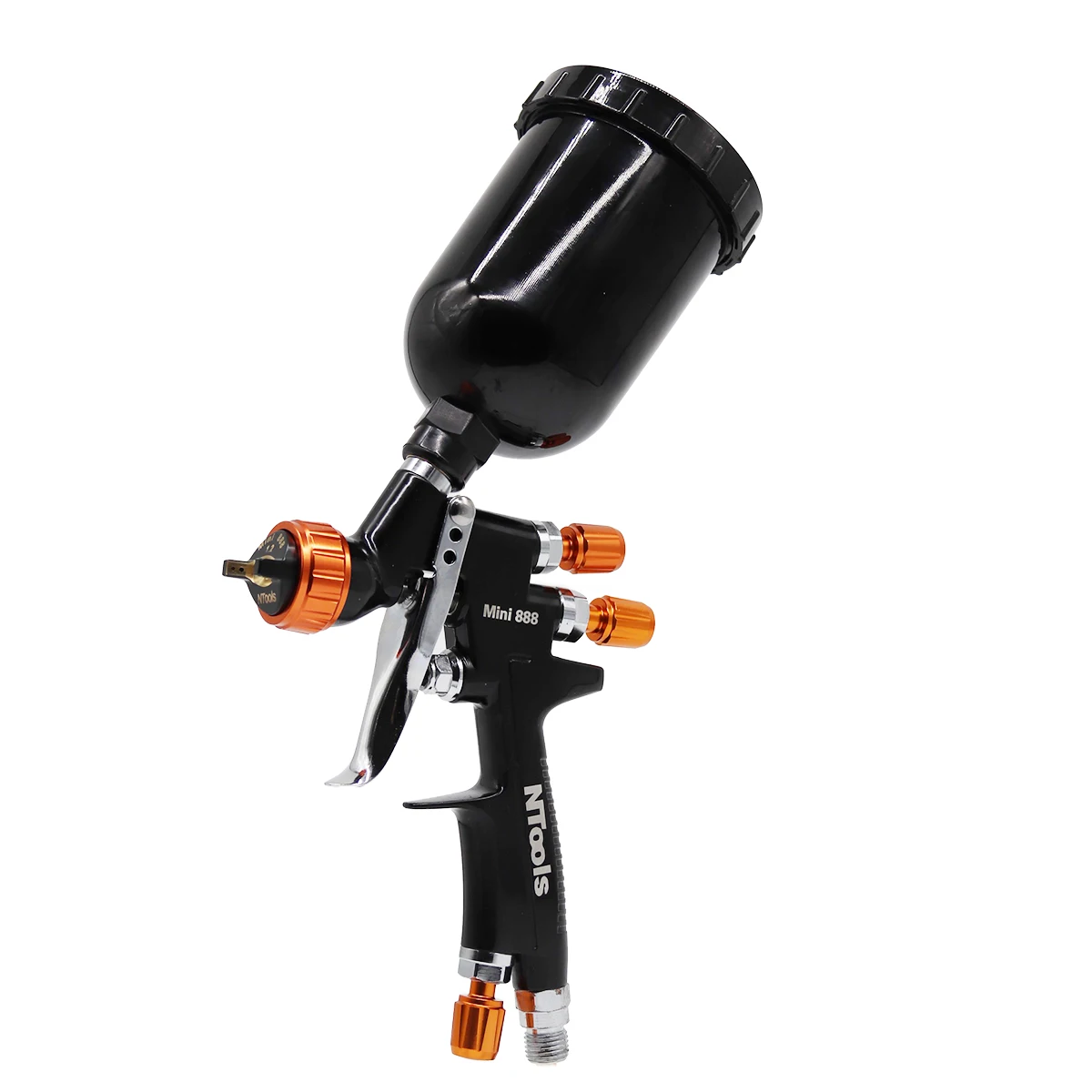 HVLP Spray Gun 0.8/1.0/1.2mm Nozzle Size Can Choose 250CC Tank Air Spray Gun Mini Sprayer For Car Repair Paint Gun