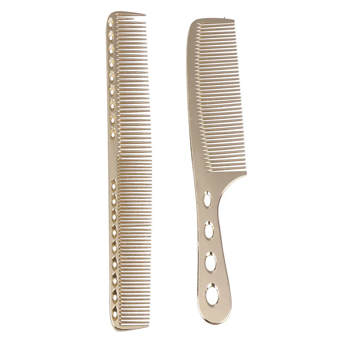 

2Pcs Stainless Steel Hair Comb Set Premium Smooth Teeth for -Free Combing Scalp Massage Headache Relief Hair Spray