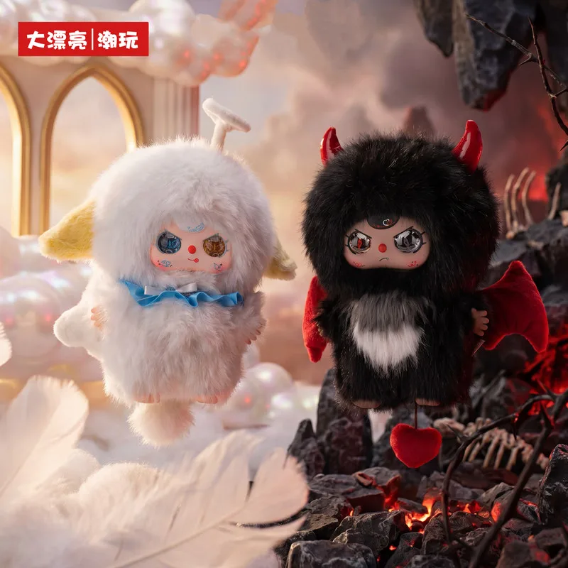 

new baby three Angel Devil 400% Limited Edition Plush Blind Box Figure Gift Adult Collectors Home Decor birthday gift toys