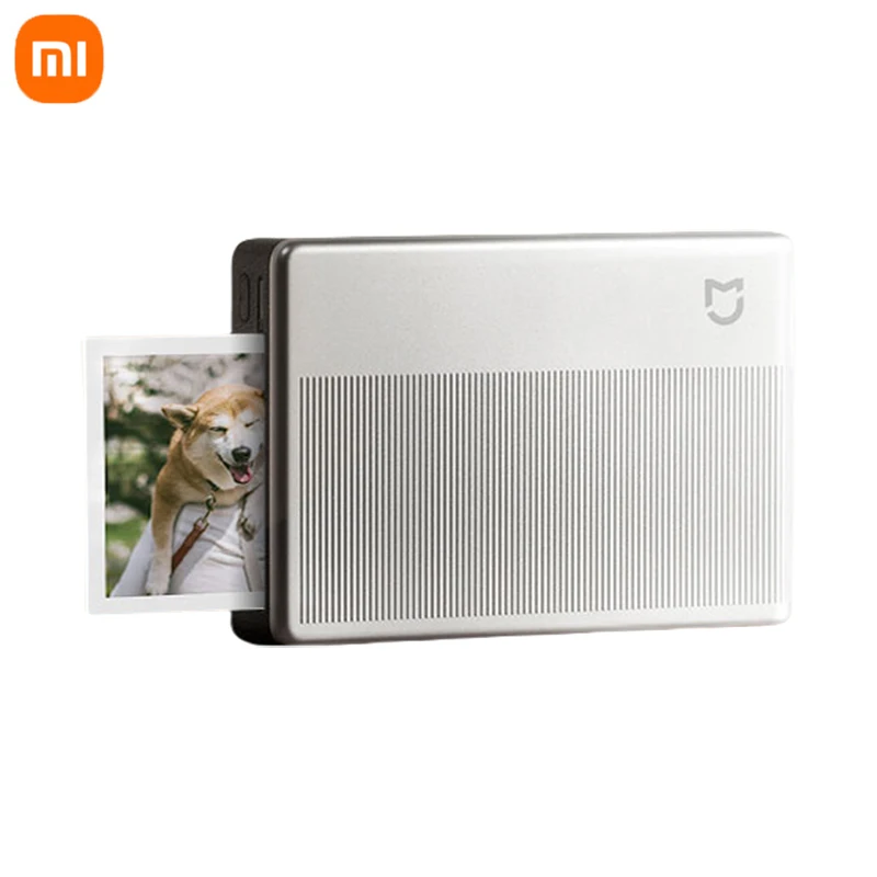 طابعة صور الجيب Xiaomi Mijia الجديدة 1S Smart Mini Pocket سماعة لاسلكية تعمل بالبلوتوث طباعة حرارية AR Video ZINK تعمل مع تطبيق Mi Home