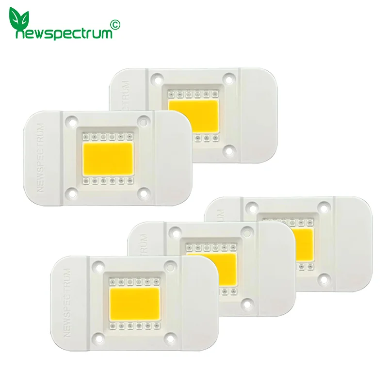 5Pcs/Lot Grow Light 660nm Ultraviolet Input AC 110V/220V 50w Indoor Greenhouse Plant Lighting COB Chip