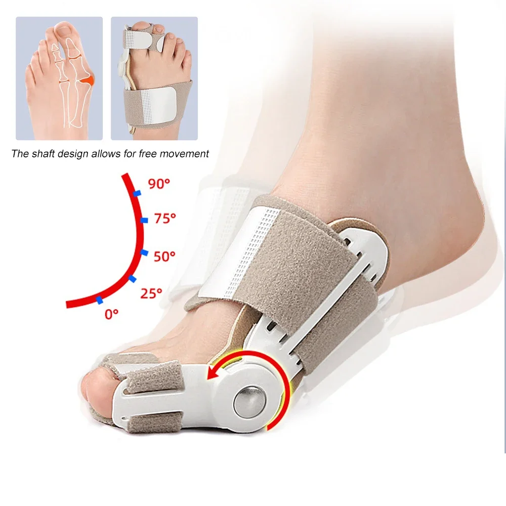 1Pcs Bunion Corrector for Women Man, Hallux Valgus Brace Splint Pads Bunion Big Toe Separators Straightener