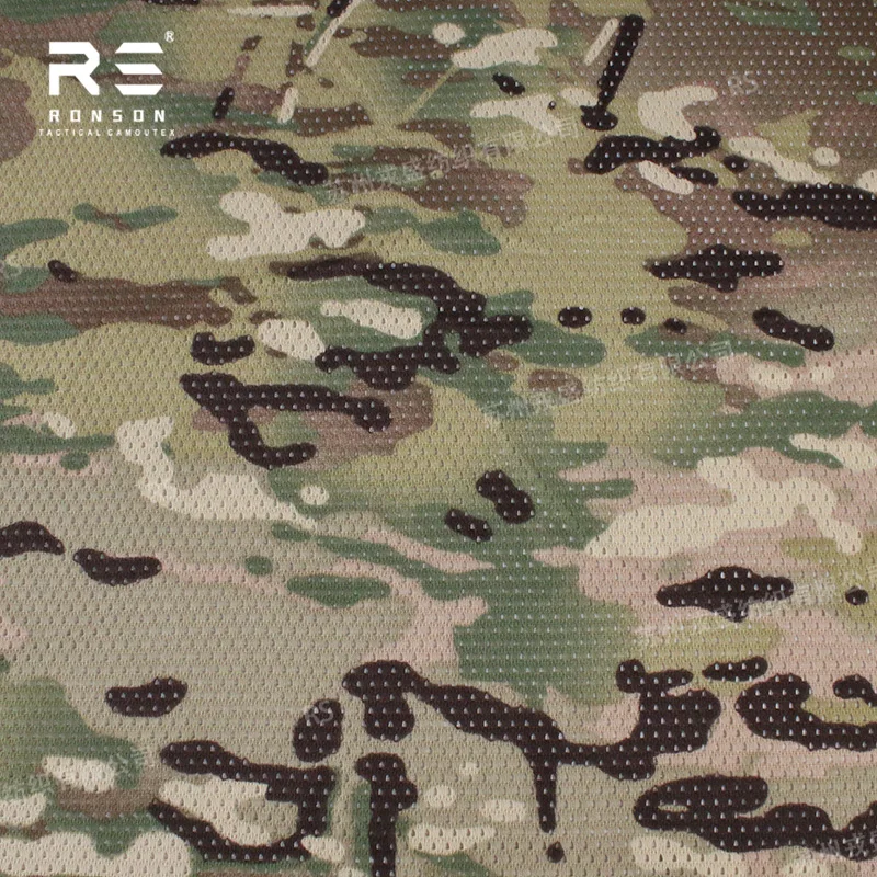 

Mesh fabric 120gsm MC IRR camo fabric tactical tricot fabric mesh for printed