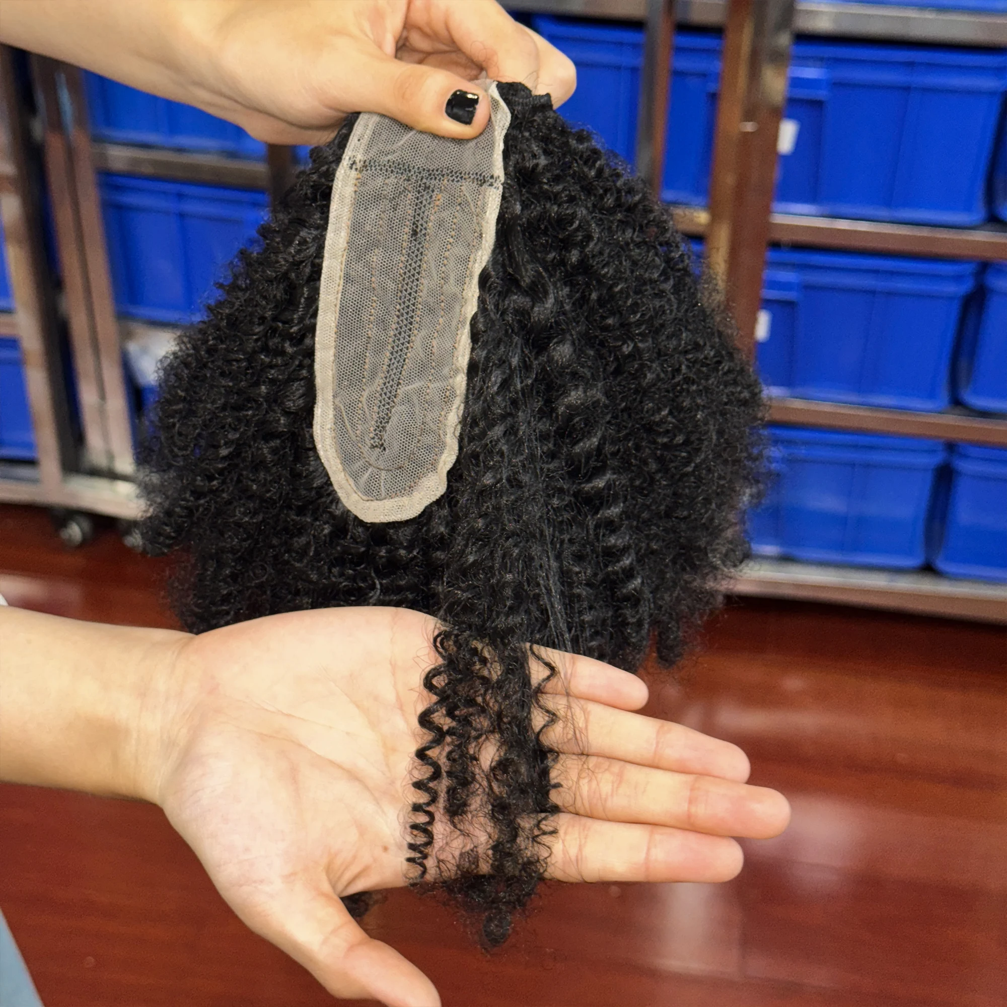 Soft Lightweight Afro Kinky Weft Blend Hair, One Bag