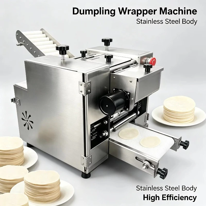 Automatic Commercial Flour Tortilla Roti Chapati Arabic Pita Bread Dumpling Samosa Empanada Disc Wrapper Dough Making Machine