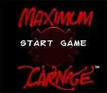 Nueva llegada, tarjeta de juego MD de 16 bits Maximum Carnage para Sega Mega Drive para Genesis