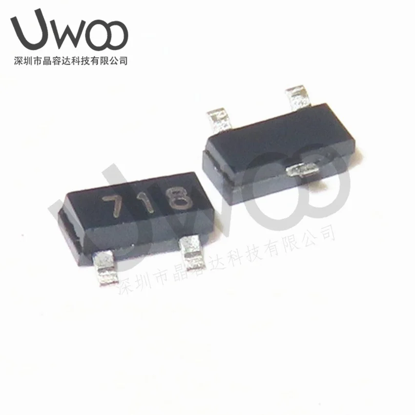 10pcs FMMT618 FMMT718TA SOT-23 silk screen 618/718 SMD transistors IGBT Module New Original