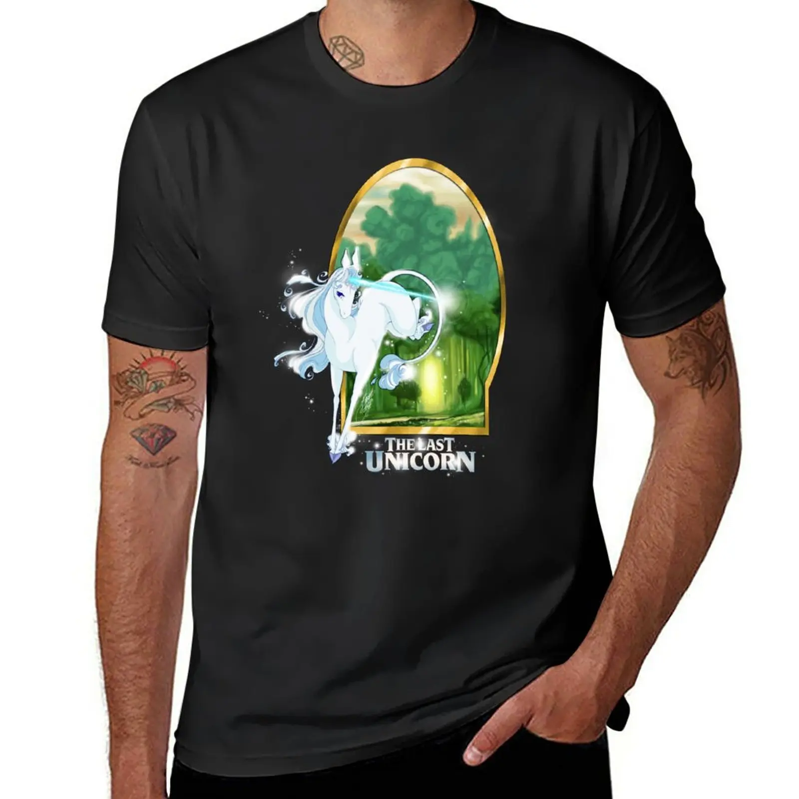 New The last Unicorn - Try to go home T-Shirt funny t shirts Tee shirt mens graphic t-shirts funny