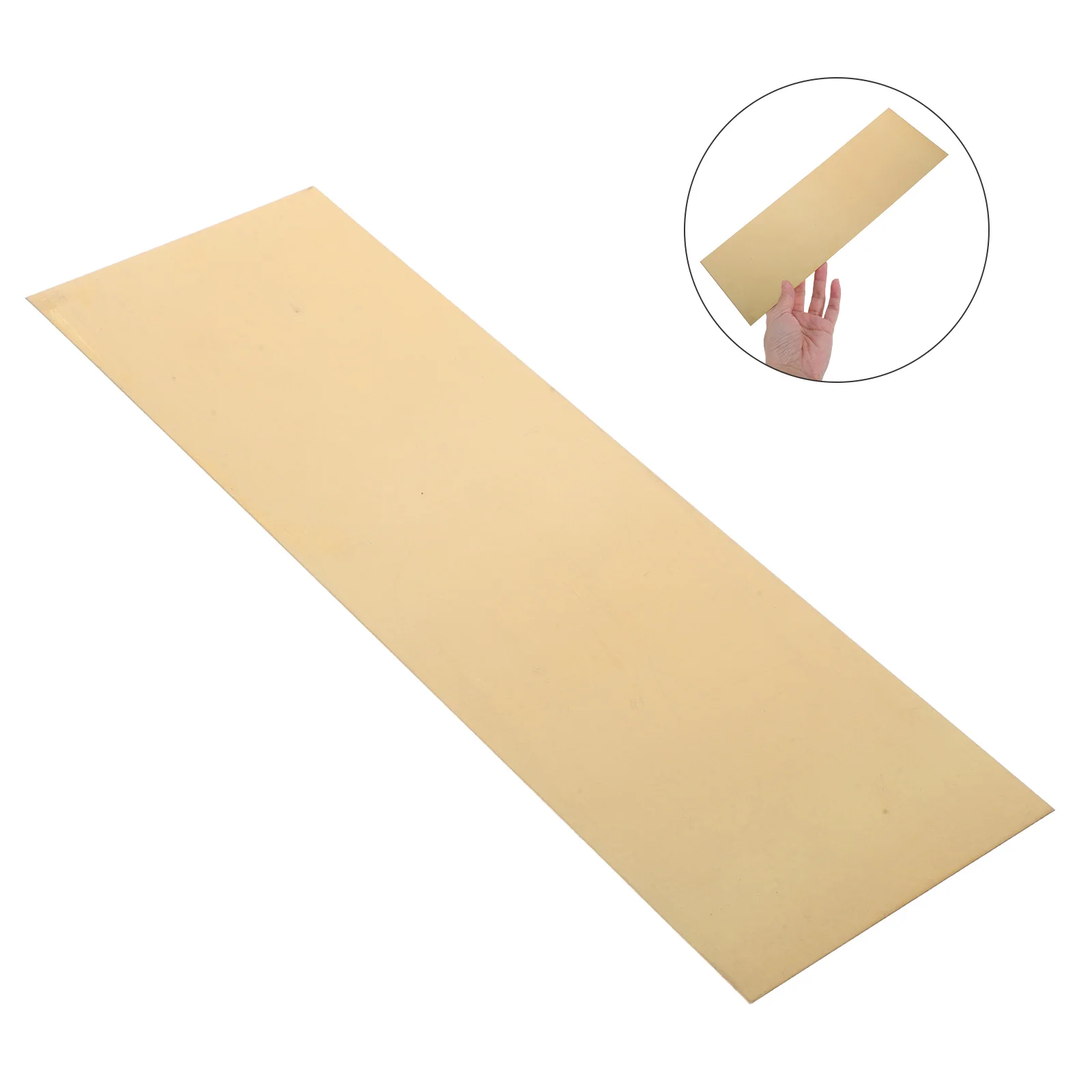 

Brass Plate Plates for Engraving Copper Strip Flat Heavy-duty Golden Metal Solid