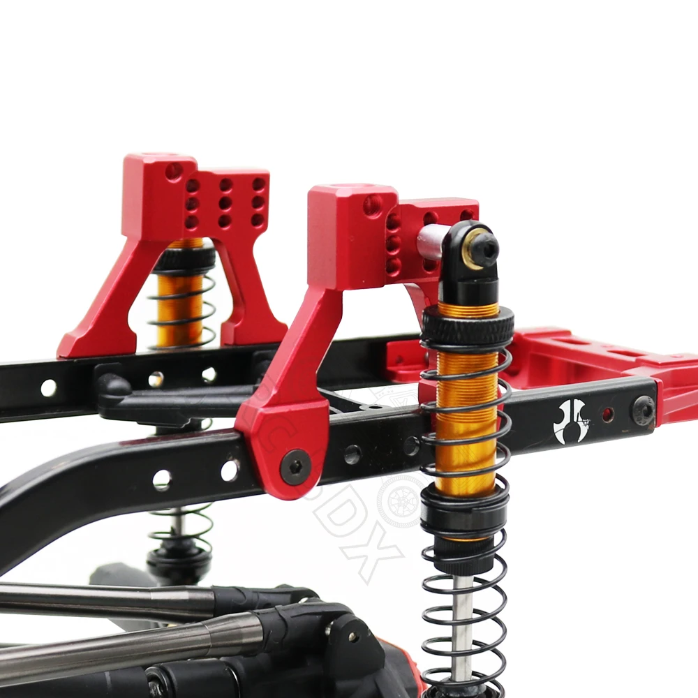 Metal Front Rear Shock Absorber Towers Mount for 1/10 Axial SCX10 II 90046 90047 90059 90060 RC Crawler Upgrade Parts