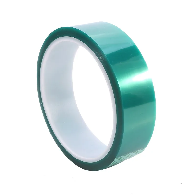 New Film Tape Heat Resistant High Temperature Masking Shielding Green-Tape For PCB Solder SMT Plating Insulation Protection