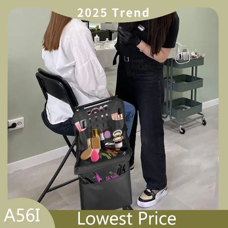 

Hot Sale Beauty Tool Storage Bag Dustproof Professional Makeup Chair Side Hanging Bag