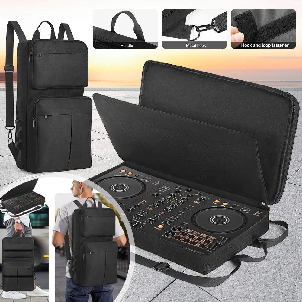 

Рюкзак для DJ-контроллеров Pioneer DDJ-400, DDJ-FLX4/Roland DJ-202, дорожный кейс, защита от царапин, регулируемый плечевой ремень