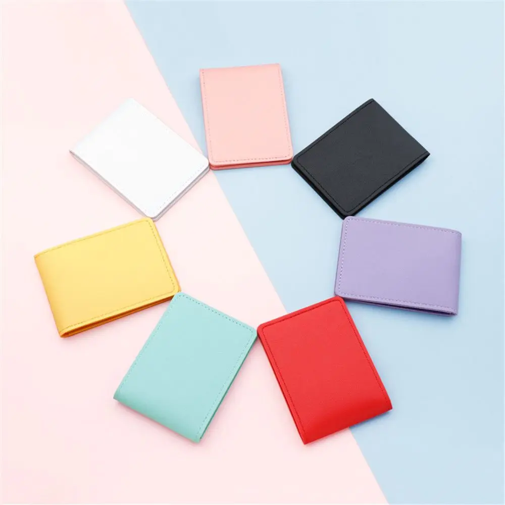 PU Leather Name Card Organizer Driver's License Leather Case Lady Wallet ID Card Holders Credit Card Holder Mini Purse