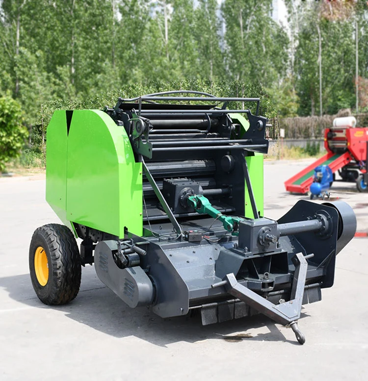 New Design Tractor Driven Large Silage Baling Wrapping Integrated Machine Automatic Hay Baler with Wrapper for Agricultural Farm