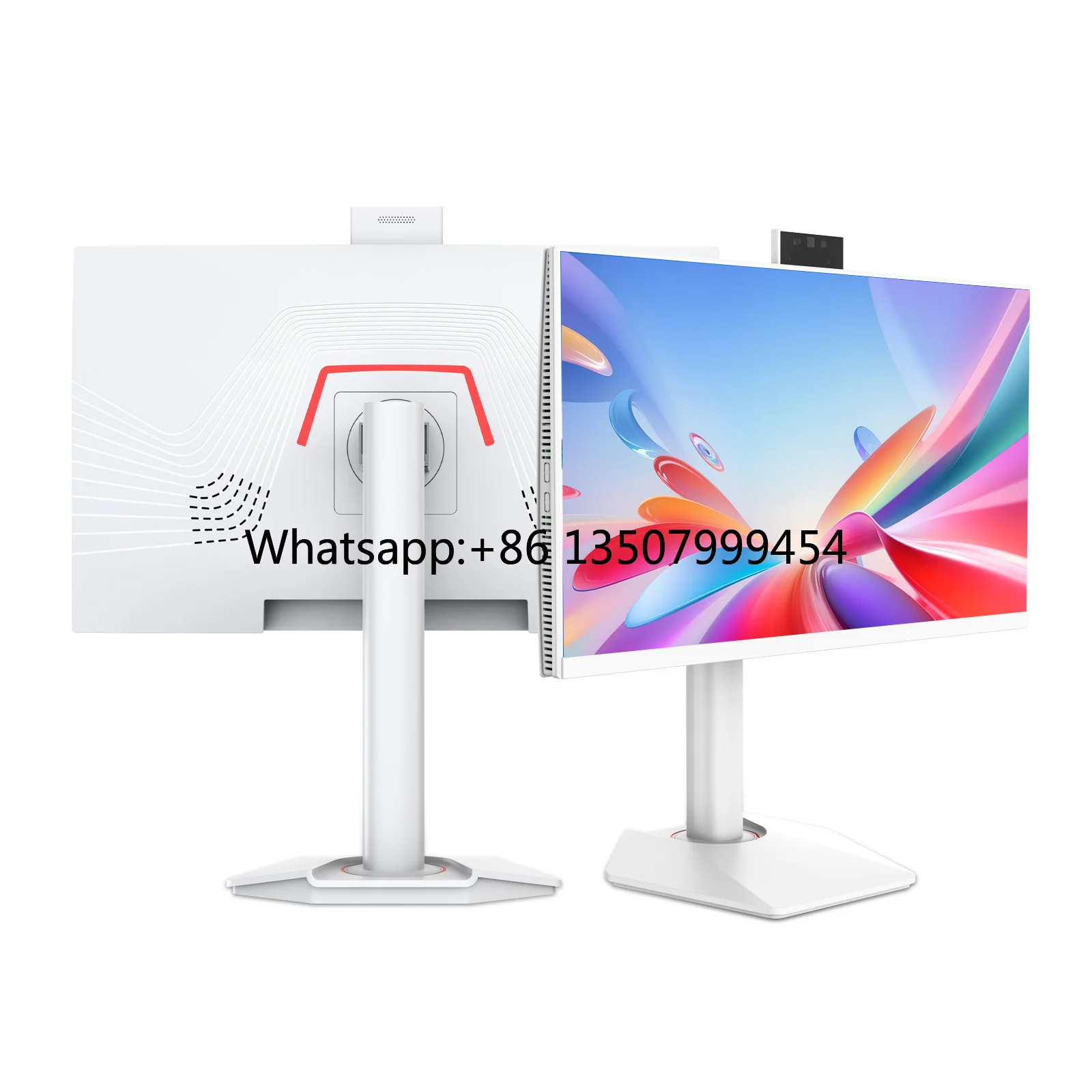 27 Inch All-in-One PC I3 I5 I7 Borderless Desktop Computer FHD IPS AIO Monitor Custom Logo Bulk Wholesale Monoblock PC