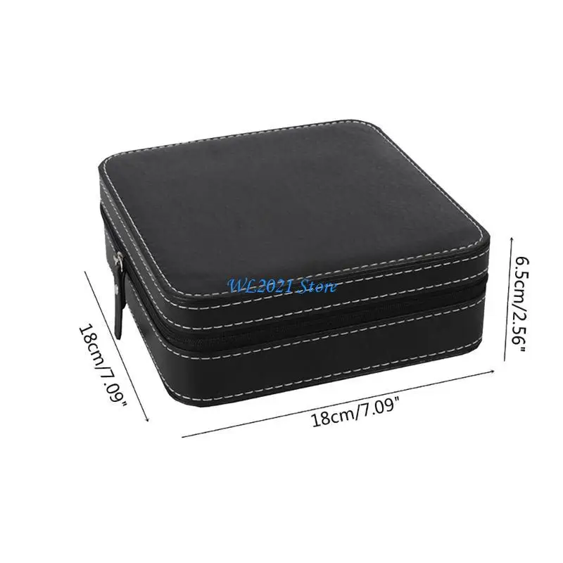 G5GC черная клетчатая коробка для очков из искусственной кожи, многофункциональные футляры для хранения очков, дорожная сумка на
