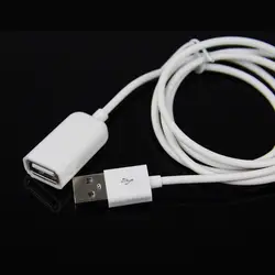 USB A Male To Female M / F Extension Cable White About 100cm USB2.0 A Male To Female Extension Existing USB A/B Cables Coverage