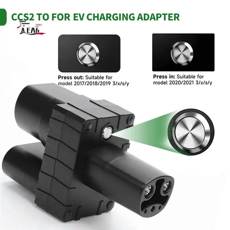 

AEA6-CCS2 To For Tesla EV Charger Adapter 400A EV DC Charging Station CCS2 To TPC Convertor For Tesla Model 3/X/S/Y
