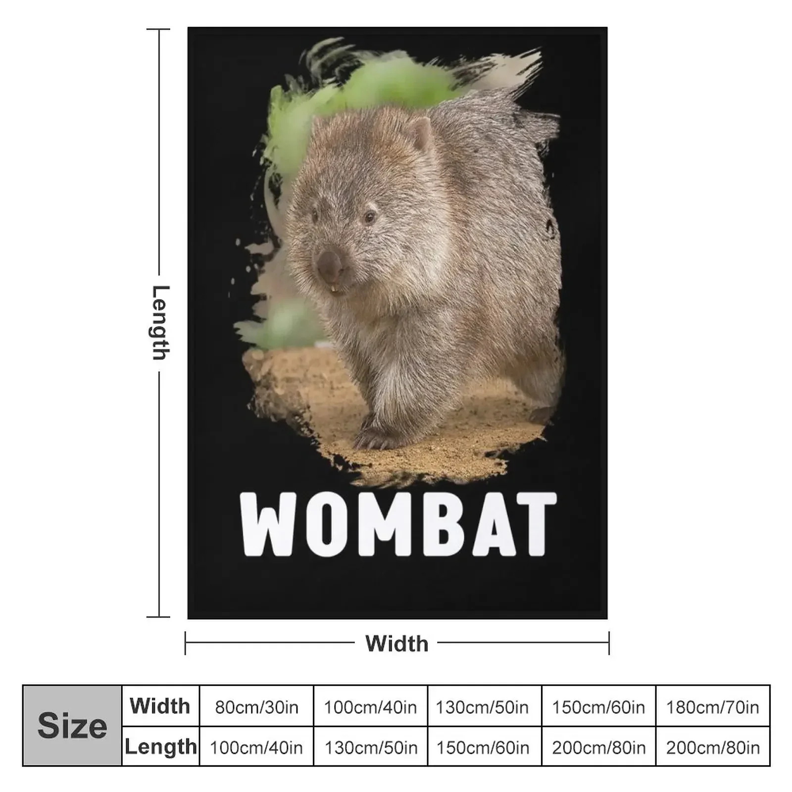 Australian Wombat Cute Wombat Baby Wombat Throw Blanket Flannel Polar For Baby Blankets