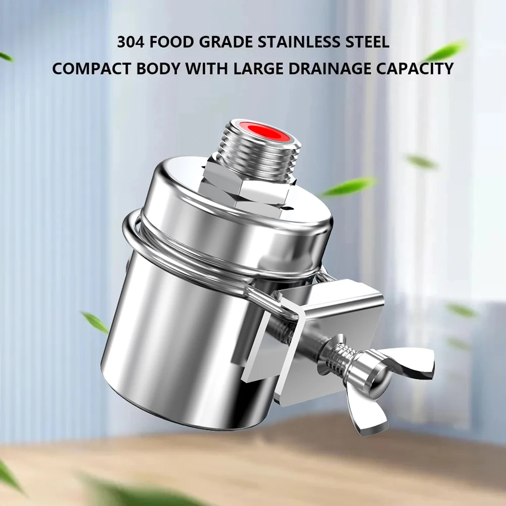 Automatic Water Level Controller Stainless Steel Float Ball Valve for Water Tanks and Towers Valve with G1/2 Inch Inlet