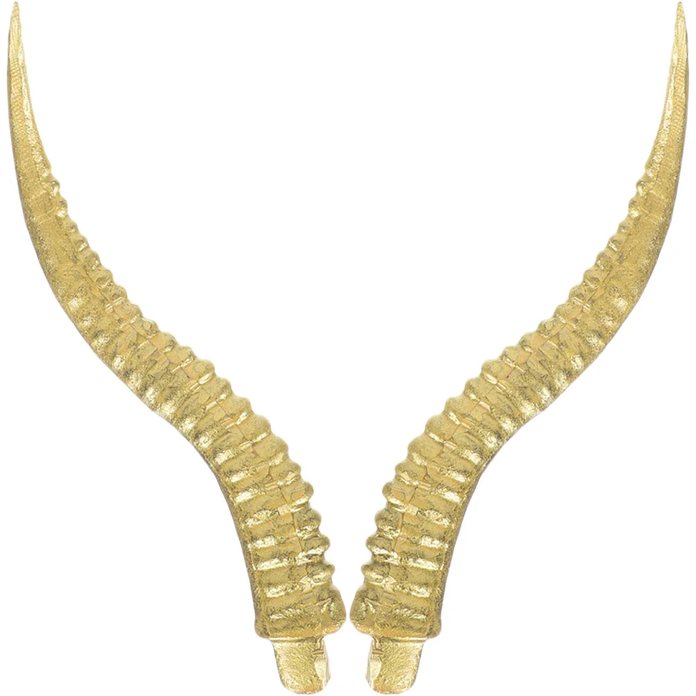 

1 пара искусственных овечьих рогов, повязка для волос «сделай сам», головной убор с рогом, костюм для вечеринки, аксессуары для косплея, реквизит на Хэллоуин, рога для косплея