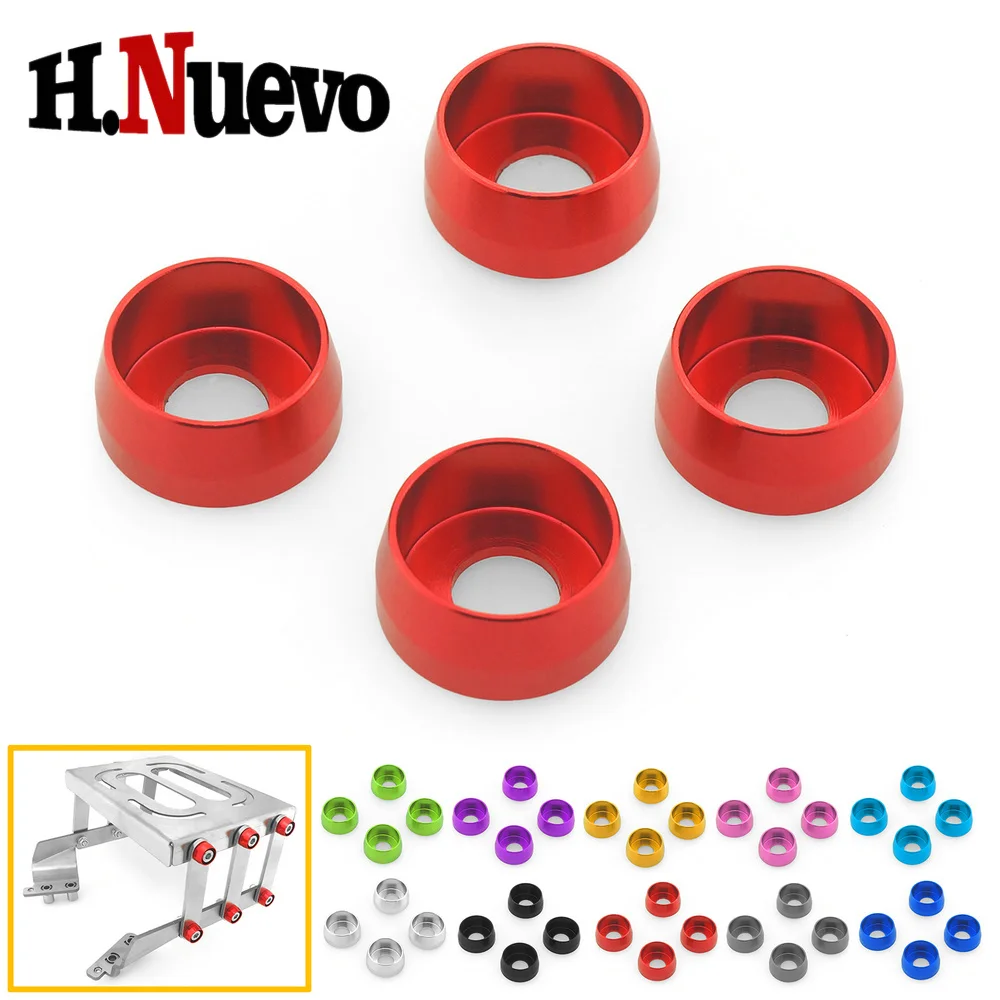 

Universal Motorcycle Rear Rack Backrest Frame Bracket Iron Sleeve Aluminum Sleeve Screw Washer