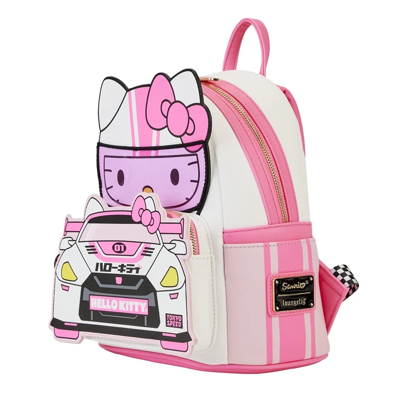 Loungefly Hello Kitty Tokyo Speed Racer Cosplay Mini Backpack