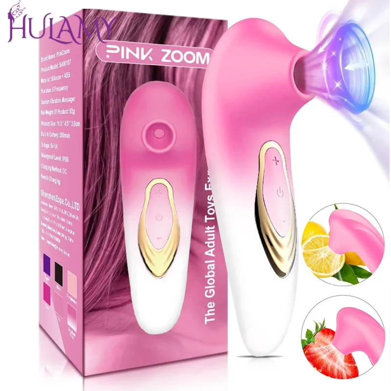 Sucking Vibrator Powerful Nipple Clit Sucker Vagina for Women Clitoris Vacuum Stimulator Female Masturbator Sex Toy for Adults