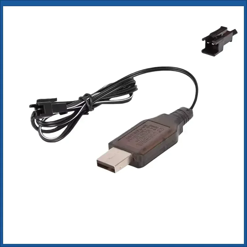 4.8V 5200/8000mAh Rechargeable NiMH Battery for RC Cars Robots Tank Gun Boats T Model with SM Plug + Send Charging Cable