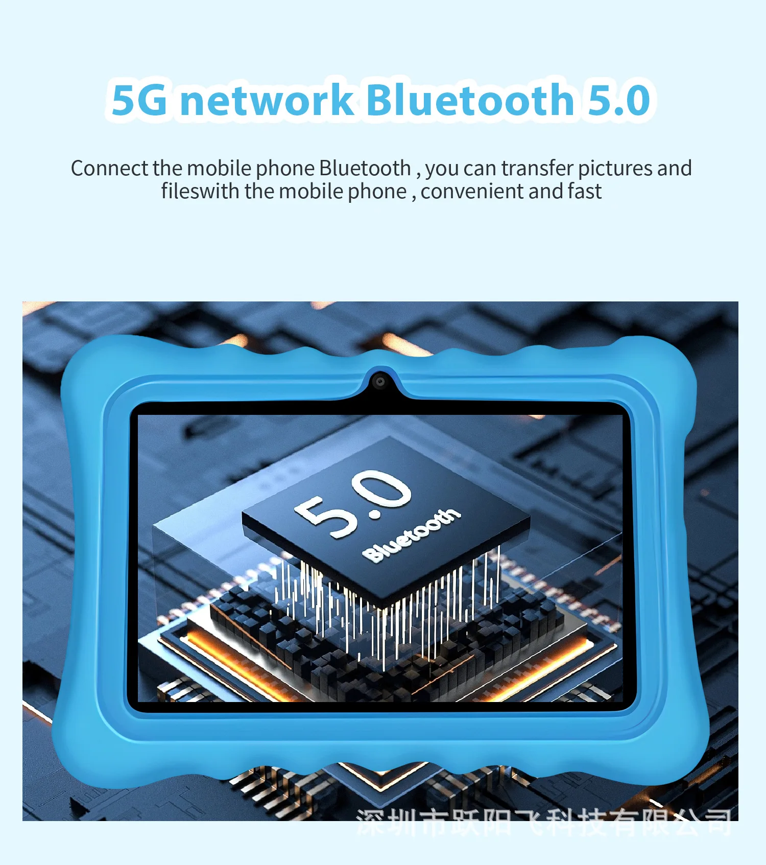 7 Inch Kids Tablet Quad Core Android 13 Tabletten 4 GB RAM 64 GB ROM WiFi Bluetooth Educatieve Software geïnstalleerd Leren Tablet