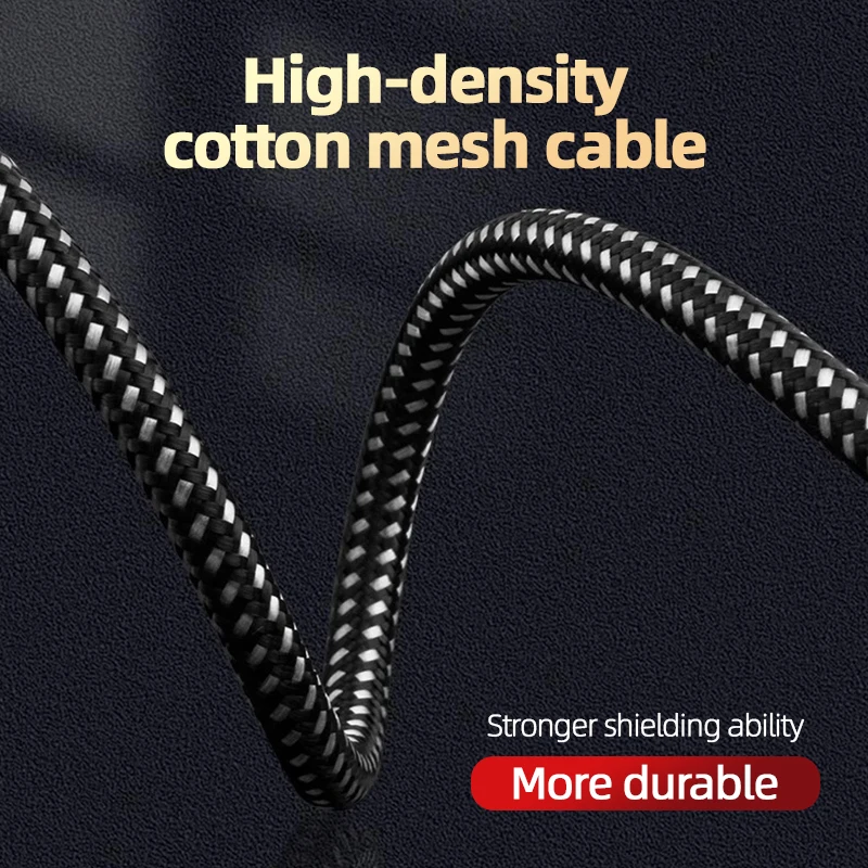 TODN HIFI 6N OFC توصيل 3.5 مللي متر إلى 2RCA كابل الصوت مطلية بالذهب التوصيل 3.5 مللي متر جاك لمكبرات الصوت فك التشفير #4