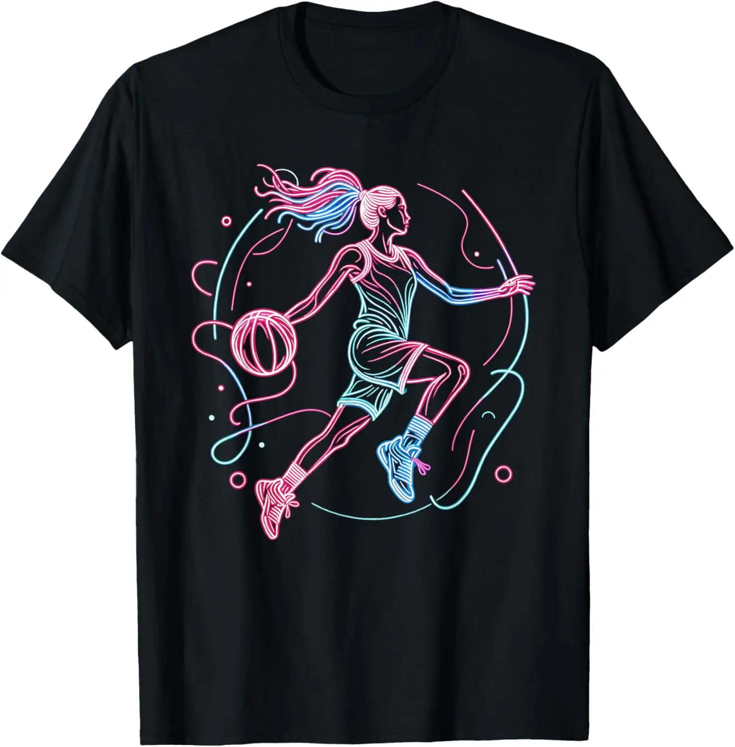 Basketball Player Woman Basketballer T-Shirt