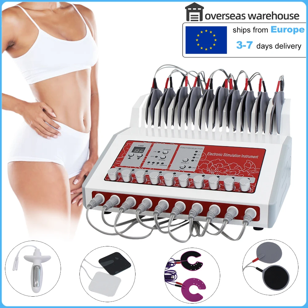 Dispositif amincissant à microcourant EMS, Stimulation musculaire, Massage de mise en forme du corps, perte de poids, raffermissement de la peau, stimulateurs musculaires 4 en 1