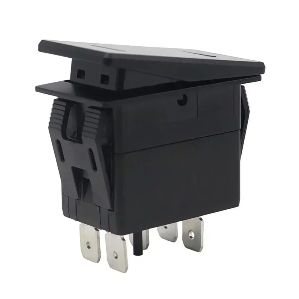 Aluminum Rocker Switch - 12V/24V Dual-Bar Indicator Light For Cars And Boats For Home Improvement Tool Accessory