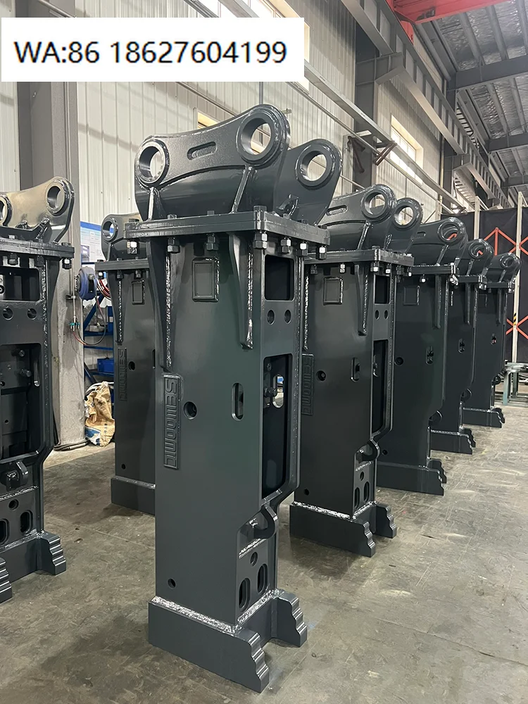 

SB81 New Design Hydraulic Hammer Breaker Jack 4-7 Ton Excavator Backhoe Loader with Factory Price Rock Chisel Breaker Engine