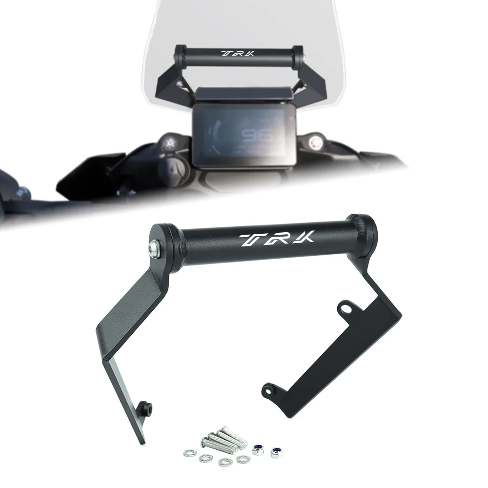 

GPS Navigation Mount Pate Bracket For Benelli TRK 702 TRK 702X 2023 2024 2025 Motorcycle Aluminum Phone Stand Holder Support