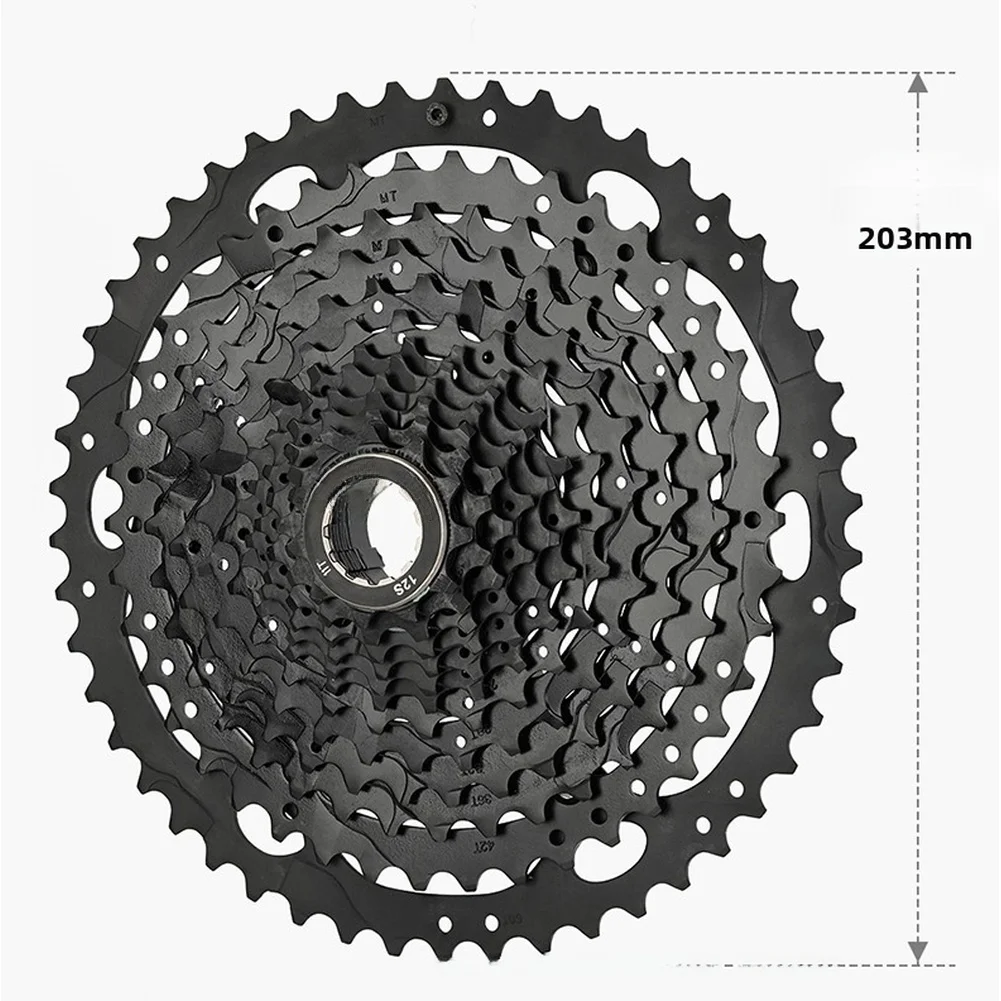 11-50T 12-Speed For Mountain Bike Cassette with Precision Machined Aluminum Body and Robust Off-Road Sprocket Set