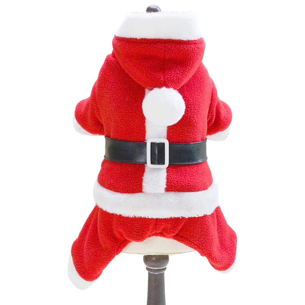 

Pet Santa Clothes Christmas Clothing Breathable Party Costume Dog Dots Apparel