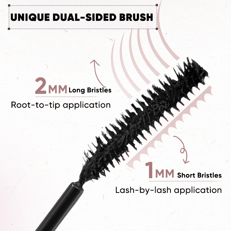 Judydoll Floral Wand Lengthening & Curling Colored Mascara - Smudge-Proof, Ideal for Friends, Girlfriends, Wedding Essentials