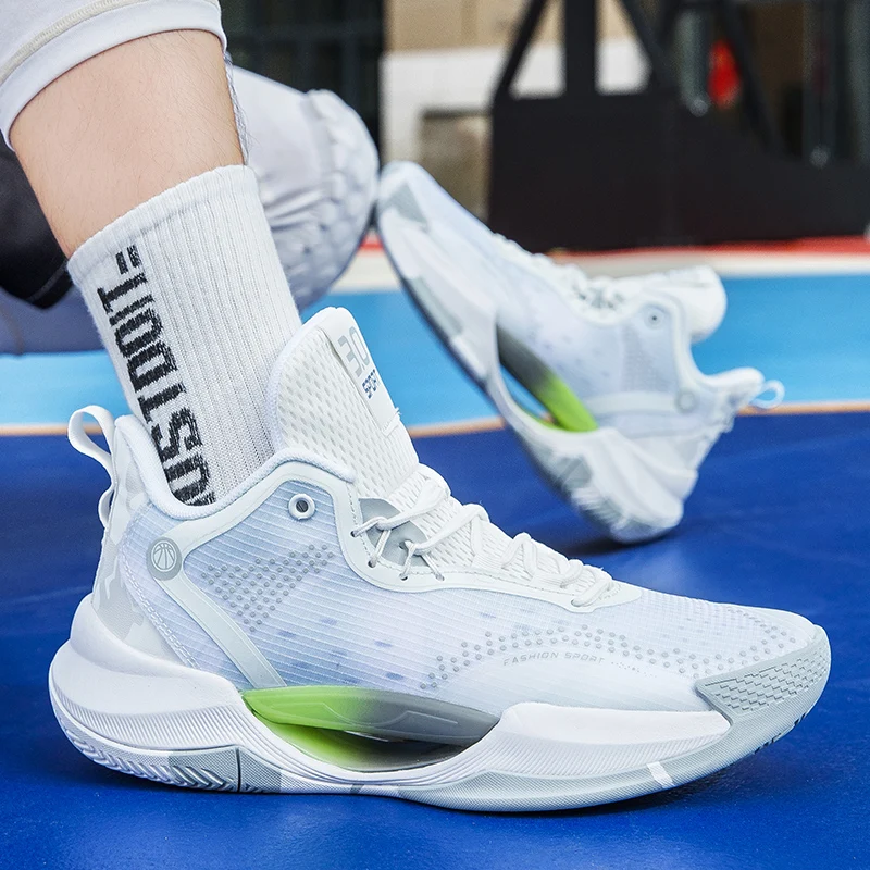 أحذية كرة السلة للرجال، أحذية رياضية كاجوال غير قابلة للانزلاق للجنسين، مريحة ومتعددة الاستخدامات في الهواء الطلق، أحذية كرة السلة