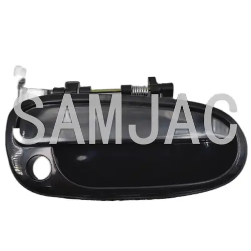 Imagen 1 del producto Manija de puerta Exterior para Hyundai Matrix, parte delantera, trasera, izquierda y derecha, color negro, 2001-2010