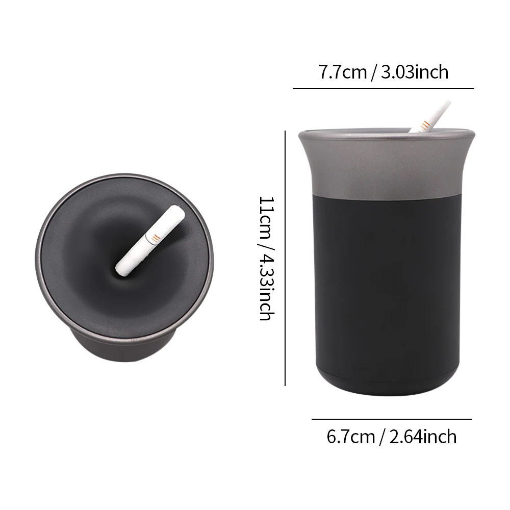 NEW Stainless Steel Portable Car Ashtray Holder Ashtray Storage Cup Outdoor Ashtray Holder Ashtray for IQOS