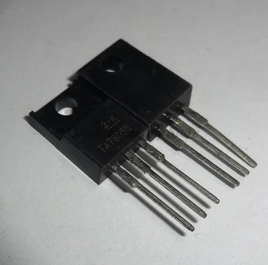 5PCS TA7805S three-terminal voltage regulator plug-in TO220F 5V voltage regulator chip IC