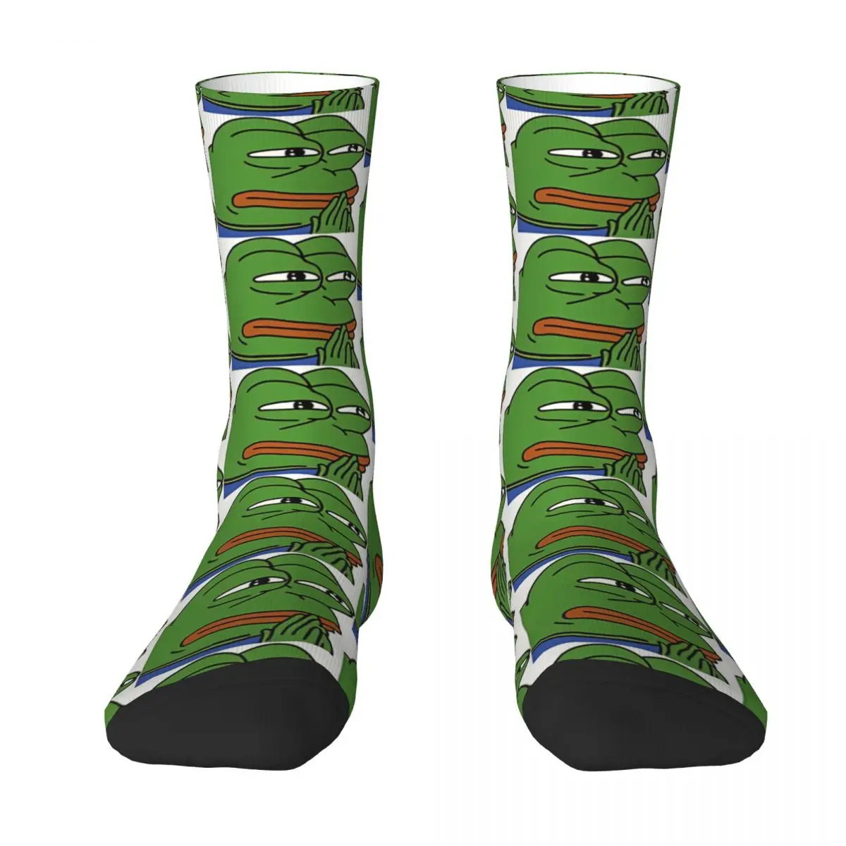 MonkaHmm Sad Frog Unisex Winter Socks Windproof Happy Socks Street Style Crazy Sock