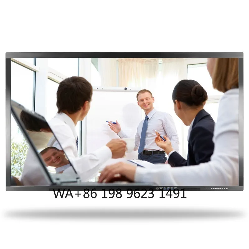 50 Inch Interactive Touch Screen Smart LED Board 4K UHD Flat Panel for Meeting Room Office Education view 6