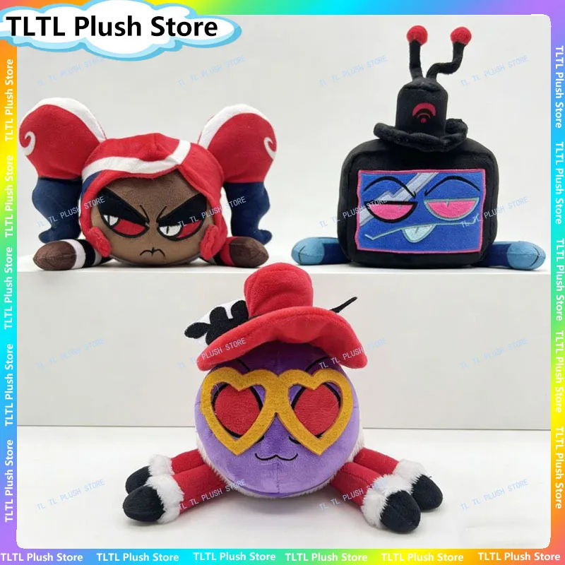 

Cartoon Hazbin Hotel Plush Toys Velvette Valentin Vox Soft Stuffed Cartoon Pillow Toys Collectible Gifts For Anime Fans Kids