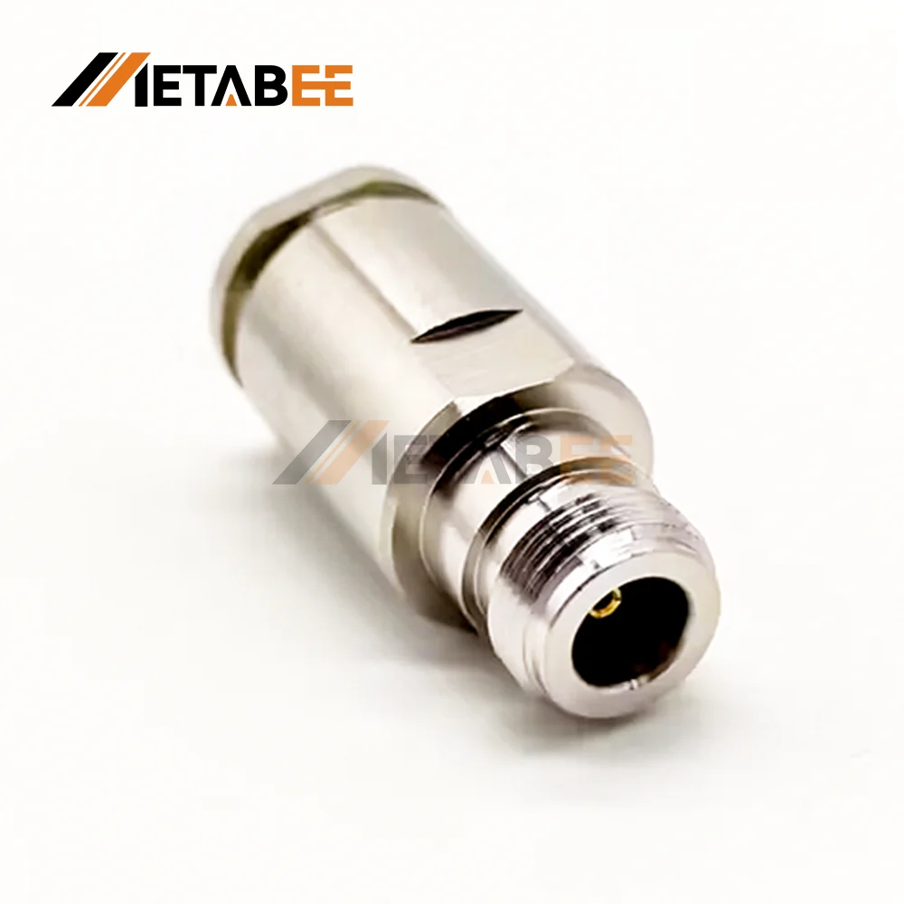N Type Connector Female Clamp for LMR 300 600 Cable 50 Ohm Straight Jack