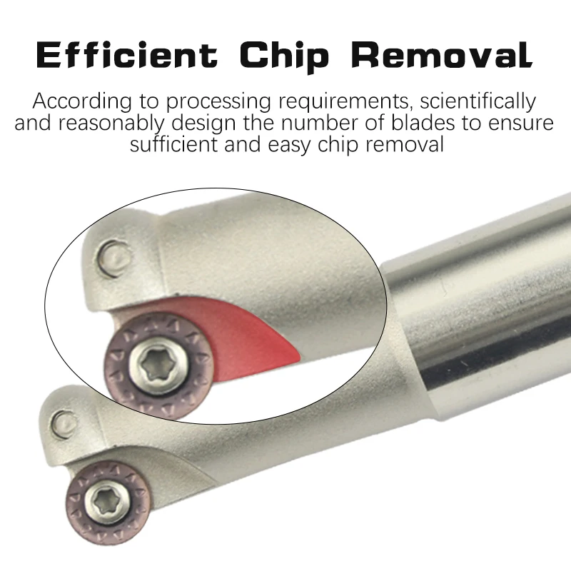 EMRW 4R round nose milling cutter C12/C20 super shock-resistant tool holder boring bar holder for RPMT08T2 cutting tool