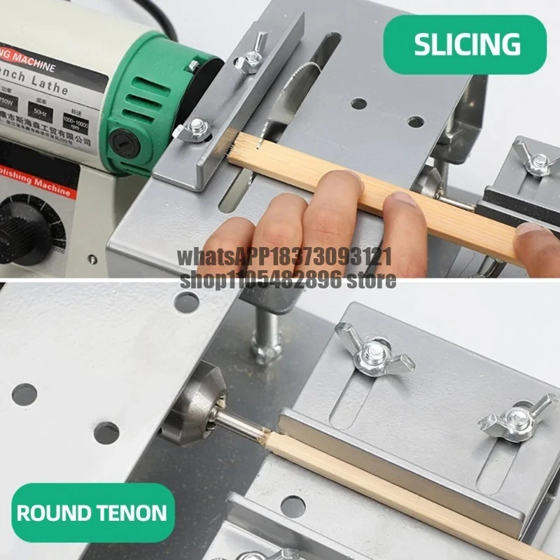 Mortise and Tenon Cutting Machine Woodworking Multifunctional DIY Mini Cutter, Mortising Machine, Table Saw, Riveting Machine